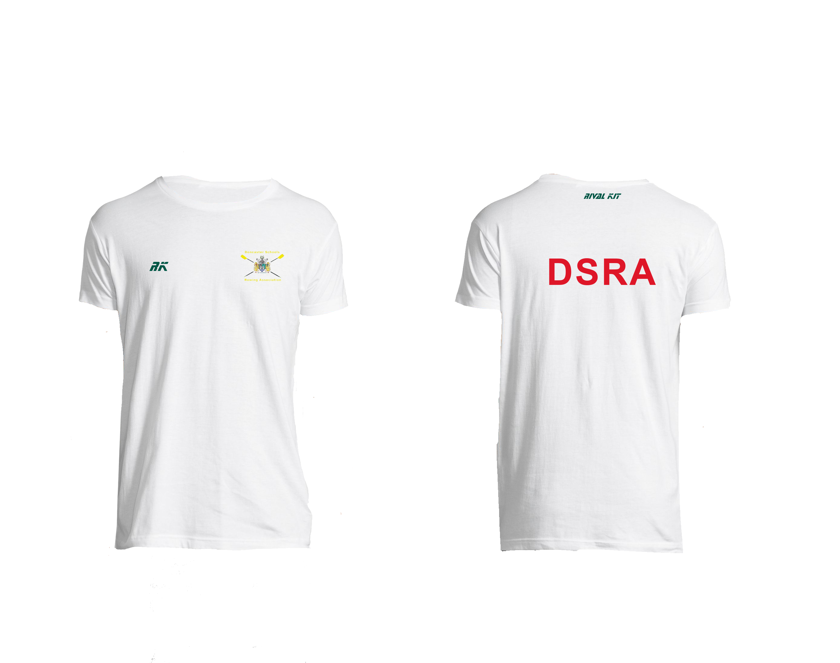 DSRA White Short Sleeve Gym T