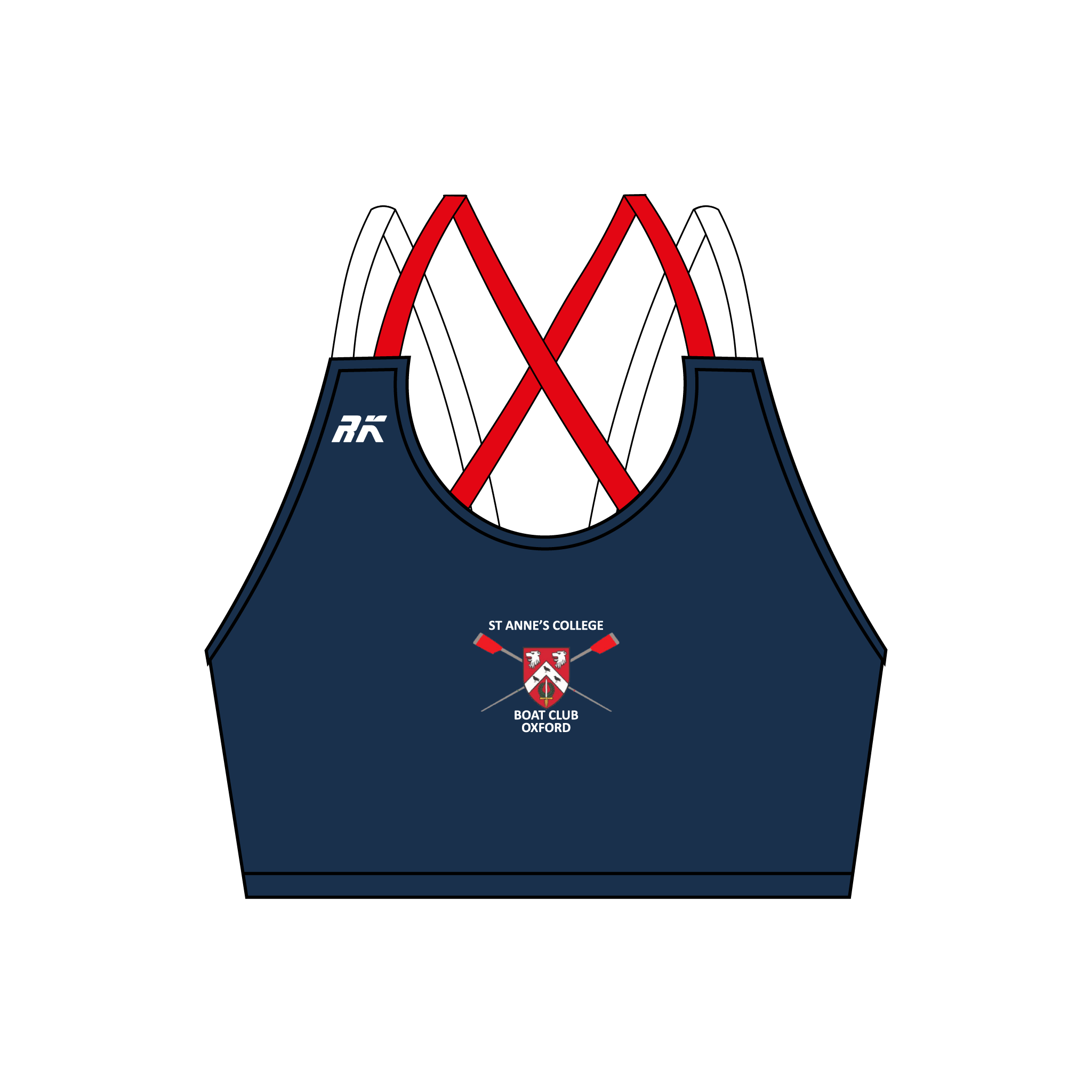 St Anne's College BC Sports Bra Design 2