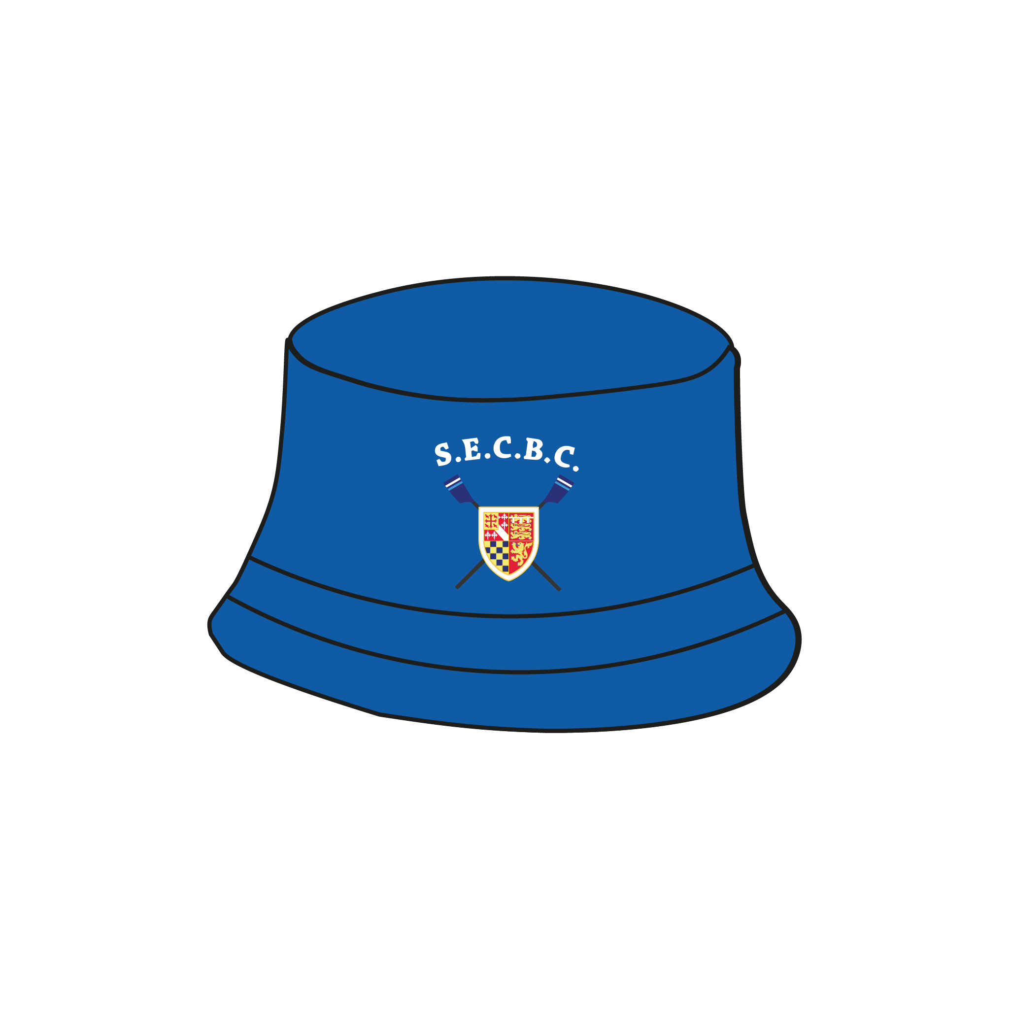 St Edmund's College Cambridge Boat Club Reversible Bucket Hat