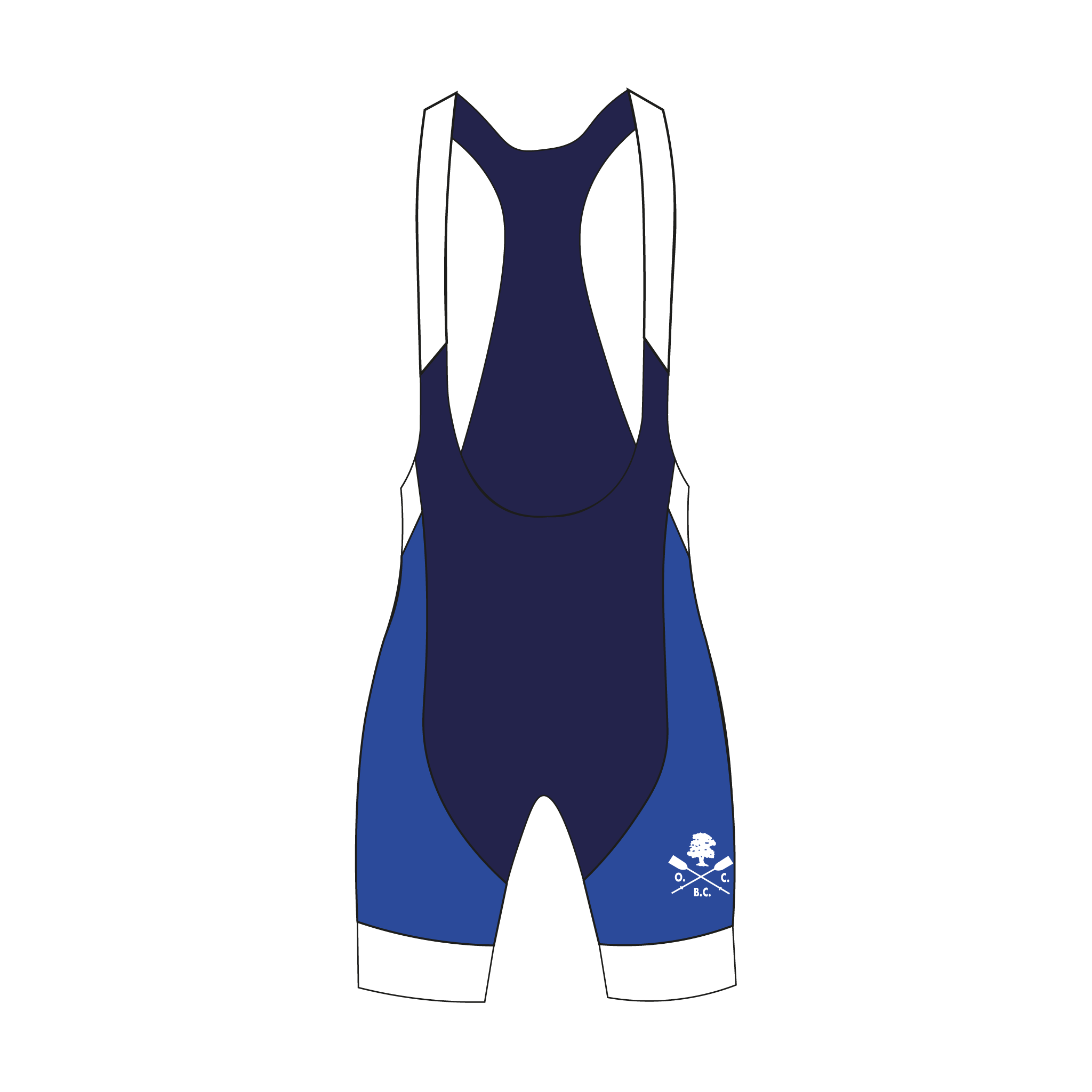 Old Canfordian Boat Club Blue Cycling Bib Shorts