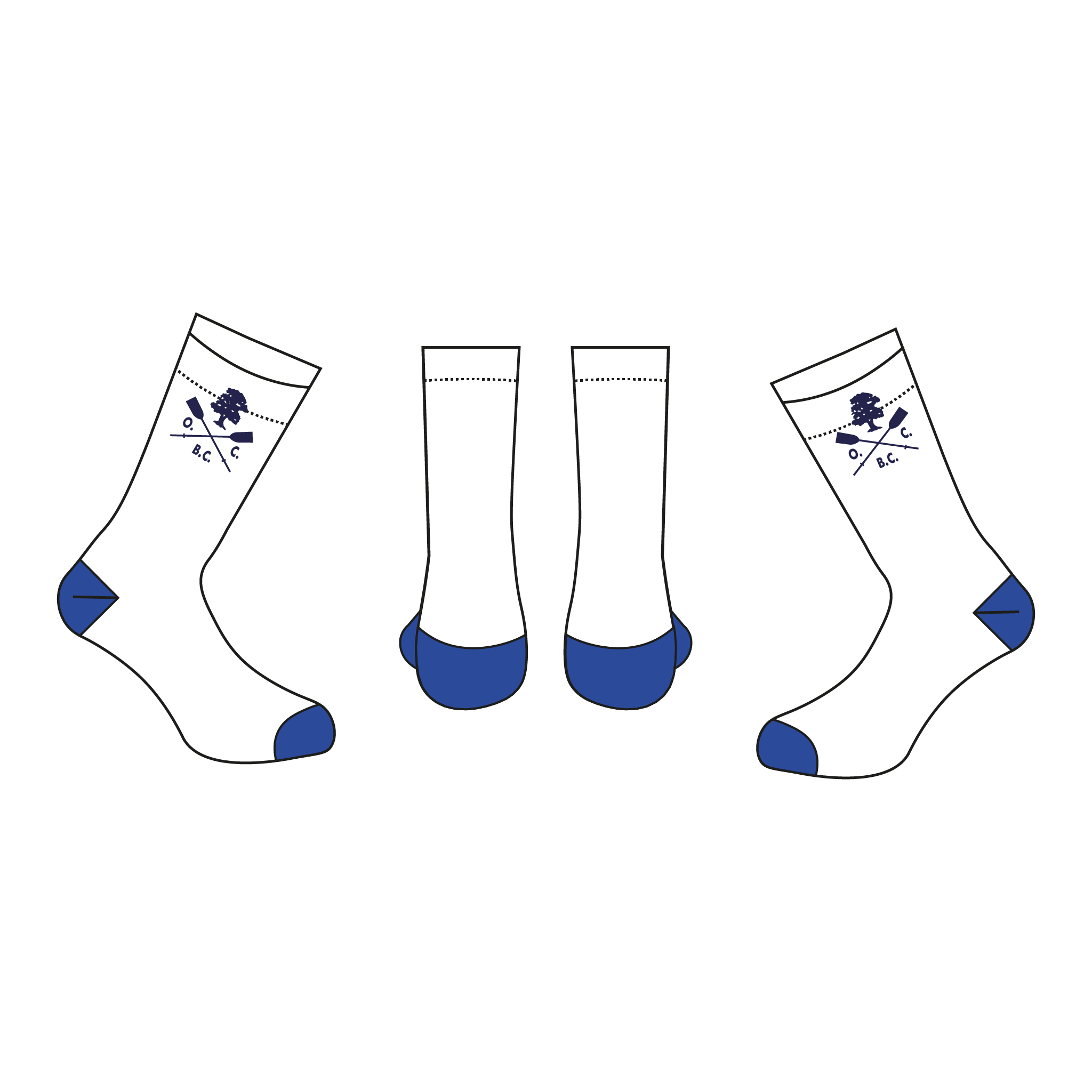 Old Canfordian Boat Club Socks